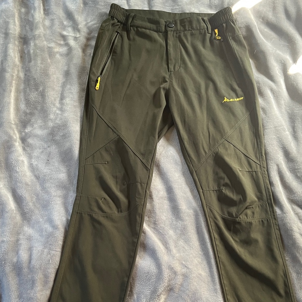 Olive Green Women's Boot Cut Outdoor Pants